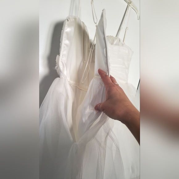 ABS by Allen Schwartz Feather Dress - Picture 6 of 9